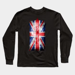 Tardis Union Jack Long Sleeve T-Shirt